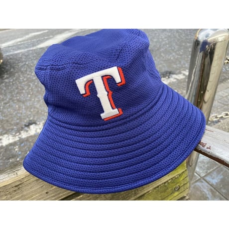 REDUX ニューエラ NEWERA ニューエラ Rangers テキサス レンジャーズ バケットハット 青