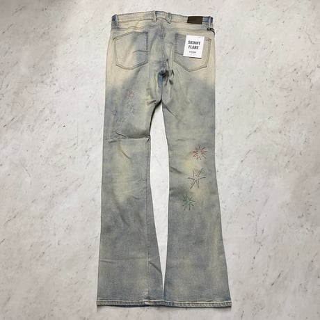 海外限定 KDNK ディーケーエヌケー Stacked Skinny Flare スタックド スキニーフレア ジーンス (JNS48)