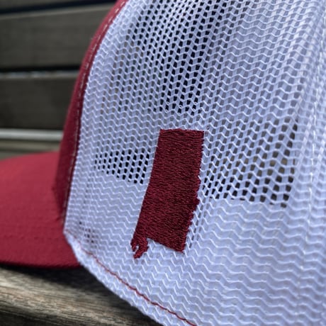 限定ステイトパッチ仕様 Bass Pro Shops バスプロショップス 刺繍ロゴ Alabama アラバマ メッシュキャップ (Bps56)