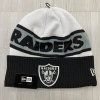 NEWERA ニューエラ NFL オンフィールド LV Raiders ラスベガス レイダース Tech ビーニー (Beanie166)