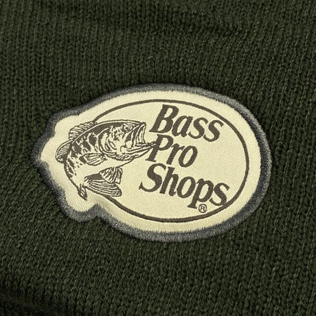 全米最大級のアウトドアブランド Bass Pro Shops バスプロショップス パッチ ニット帽 (Bps34)