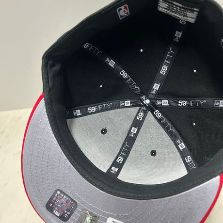 USA限定 59FIFTY ニューエラ Newera NBA シカゴ ブルズ Chicago Bulls バイカラー (5-4)