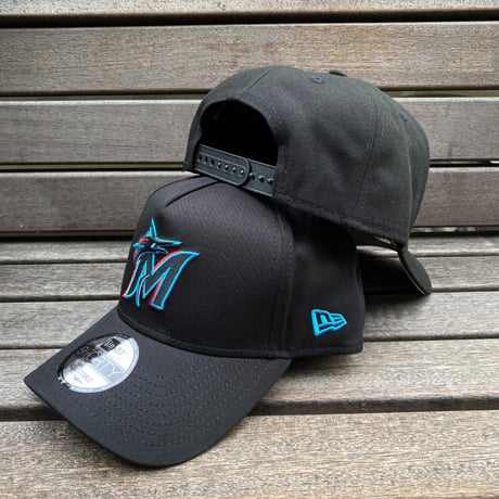 USA仕様 Newera ニューエラ 9Forty A-Frame Aフレーム Marlins マイアミ マーリンズ OTC キャップ (940-83)