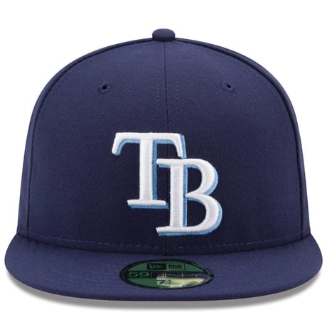 59FIFTY ニューエラ Newera オーセンティック TB RAYS タンパベイ レイズ game (27-1)