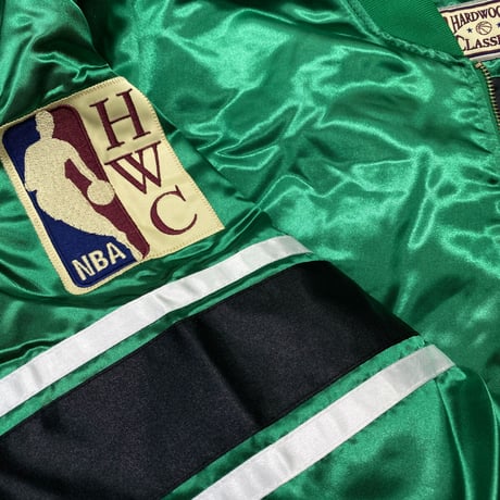Mitchell&Ness ミッチェル&ネス NBA ボストンセルティックス HWC サテン スタジアムジャンパー