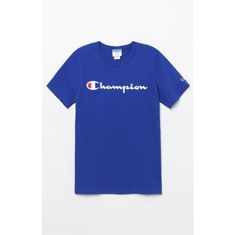 USA限定 リバースウィーブ仕様 Champion チャンピオン HERITAGE 半袖 Tシャツ 青