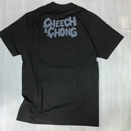 LA発 Cheech&Chong チーチアンドチョン グラフィック ヘビーウェイト Tシャツ 黒 DRIVE 420 (GTS33)