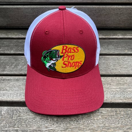 限定ステイトパッチ仕様 Bass Pro Shops バスプロショップス 刺繍ロゴ Alabama アラバマ メッシュキャップ (Bps56)