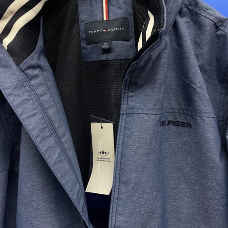 トミーヒルフィガー TOMMY HILFIGER ナイロン ヨットジャケット 撥水加工 インディゴ