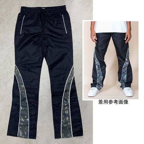 アメリカLA発 EPTM USA エピトミ EPTM MV PANTS 迷彩 カモフラージュ フレアーパンツ Black (JNS108)