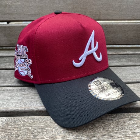 海外限定 Newera ニューエラ 9Forty A-Frame Aフレーム ATL Braves ブレーブス 30th Season In (940-151)