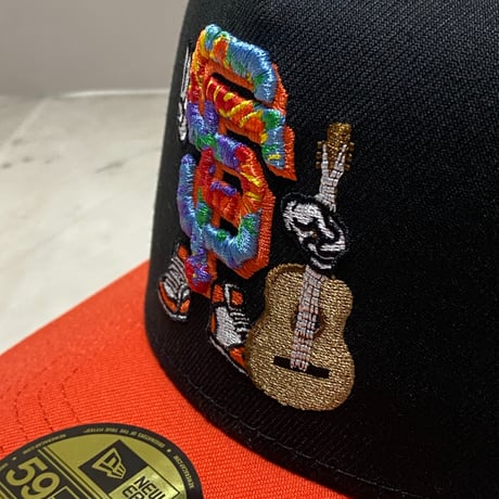 海外限定 NEWERA ニューエラ 59FIFTY Aフレーム SF Giants サンフランシスコ ジャイアンツ Cartoon キャップ (24-5)