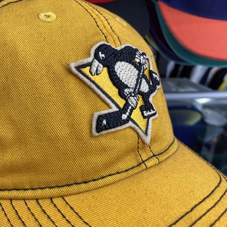 カナダブランド CCM ピッツバーグ Penguins ペンギンズ NHL ストラップバック ローキャップ