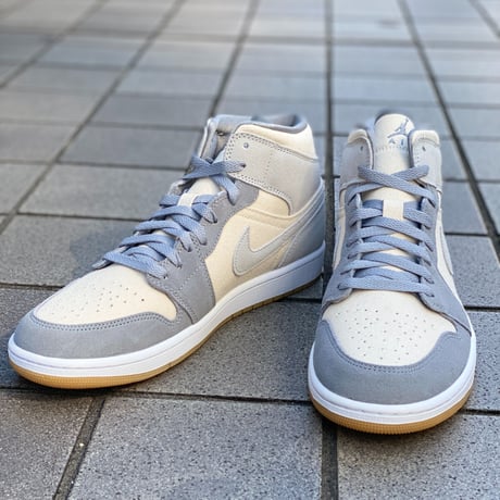NIKE ナイキ AIR JORDAN1 MID SE ジョーダン1 ミッドカット エクリュカラー グレースウェード (AJ25)