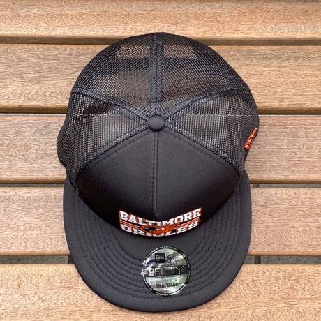 海外限定 ニューエラ LogoTrucker 9Fifty オリオールズ Orioles トラッカーキャップ MLB