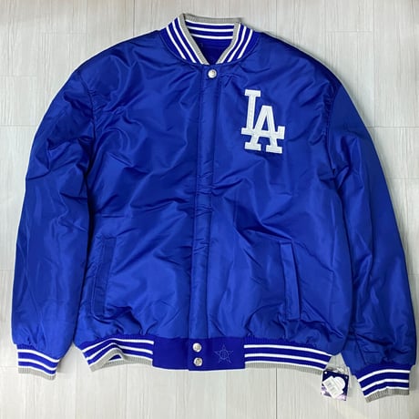 USA限定 JHデザイン LA dodgers ドジャース MLB ナショナルリーグ リバーシブル スタジャン