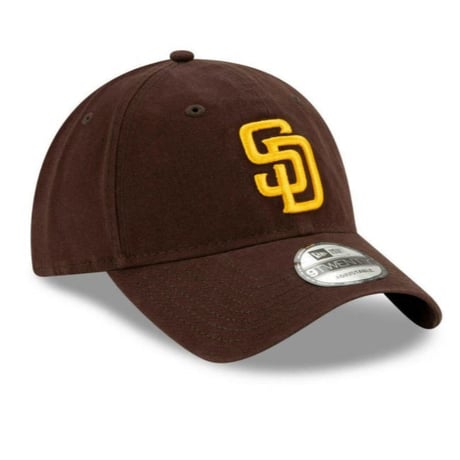 9Twenty ニューエラ NEWERA サンディエゴ パドレス MLB ストラップバックキャップ 茶色