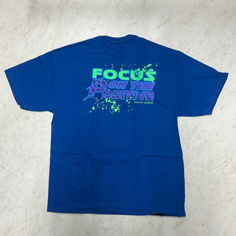 LA発 Positive Wear Clothing ポジティブウェア クロージング Splatter Target Tシャツ (PWT35Bblu)