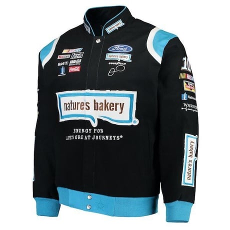 USA最強モータースポーツ NASCAR 海外限定 JHデザイン レーシングジャケット  ネイチャーズベーカリー (NSCR21)