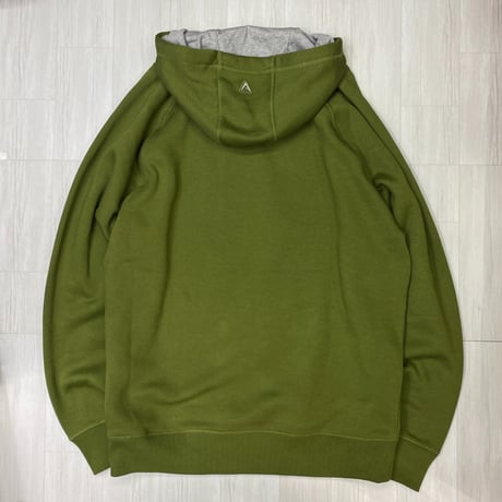 米国老舗ブランド Antigua ロサンゼルス ドジャース MLB オリーブ VICTORY HOODIE
