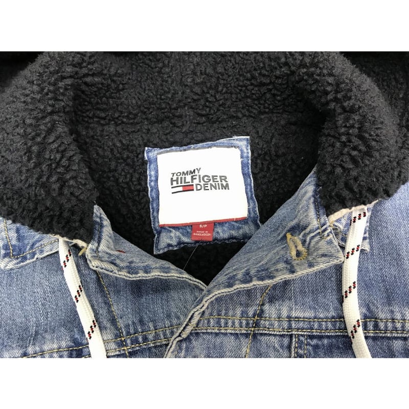 海外限定モデル TOMMY HILFIGER トミーヒルフィガー 厚手 ボア デニム
