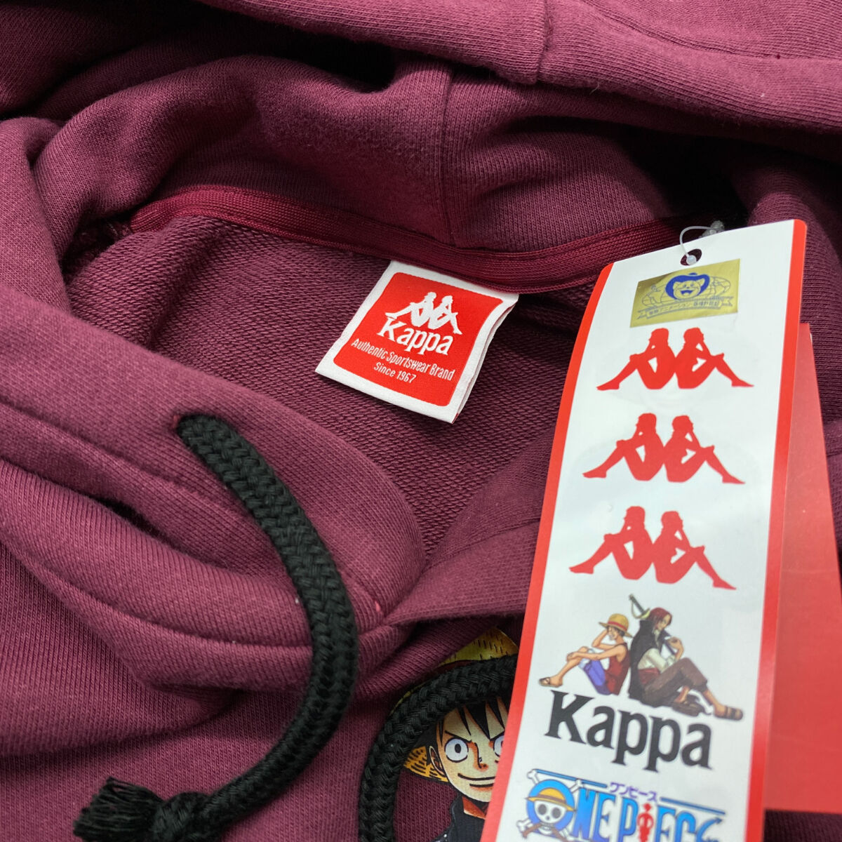 Kappa(カッパ) × ONEPIECE(ワンピース) コラボ プルオーバー パーカー 