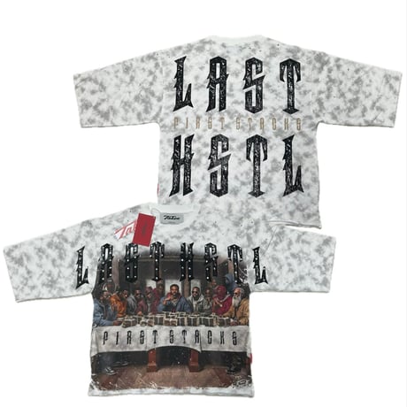 日本未入荷ブランド TAKER テイカ― LAST HSTL クロップドTシャツ ラインストーン (CropT24)