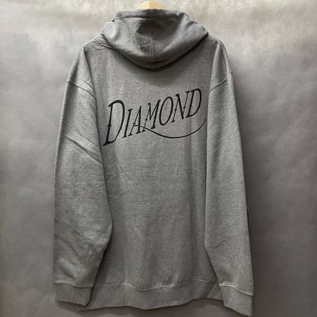 ラスト1 【3XL】 ダイヤモンドサプライ Diamond supply co.  プルオーバー パーカー LA ゴシックロゴ グレー