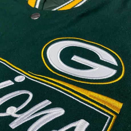 海外限定 NFL JHデザイン GB Packers グリーンベイ パッカーズ チャンピオンズ リバーシブル スタジャン