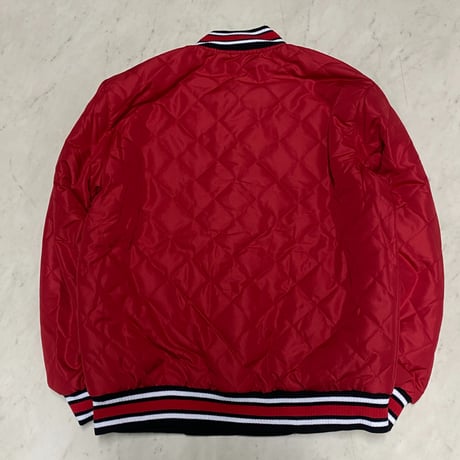 海外限定 NBA JHデザイン CHI Bulls シカゴ ブルズ ファイナルチャンピオン リバーシブル スタジャン