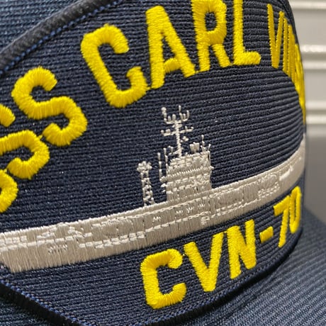 アメリカ製 イーグルクレスト社 CVN-70 CARL VINSON カールヴィンソン 米海軍 空母 ミリタリーキャップ