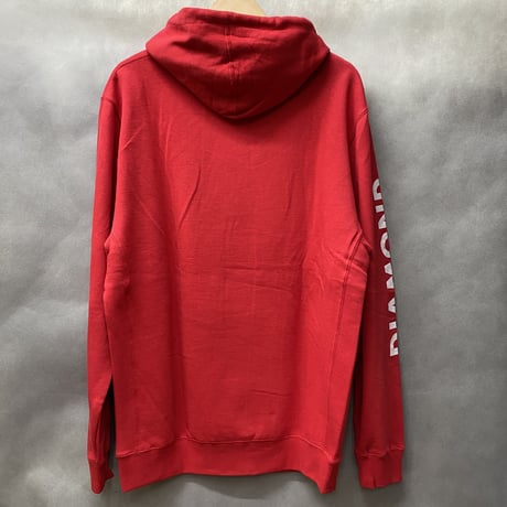 ダイヤモンドサプライ Diamond supply co. スウェット 4Diamonds プルオーバー パーカー LA 赤