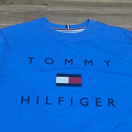 TOMMY HILFIGER USA トミーヒルフィガー Essentials Icon スウェット トレーナー パレスブルー