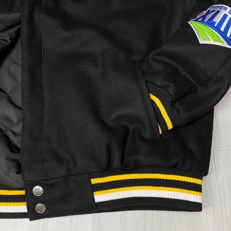 NFL公式 JHデザイン Steelers スティーラーズ 限定 チャンピオンズ リバーシブル スタジャン
