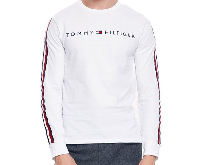 海外限定デザイン TOMMY HILFIGER トミーヒルフィガー 長袖 Tシャツ ...