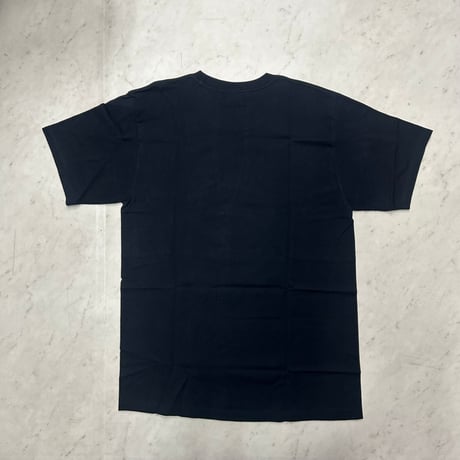 【M】 海外モデル Stussy ステューシー Clyde Tee 半袖 ステッチ クライド Tシャツ 黒 (76)