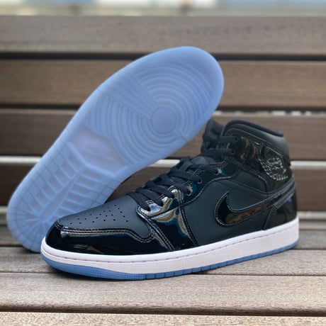 NIKE ナイキ JORDAN1 Space Jam スペシャルエディション 黒パテント ダークコンコルド (AJ97)