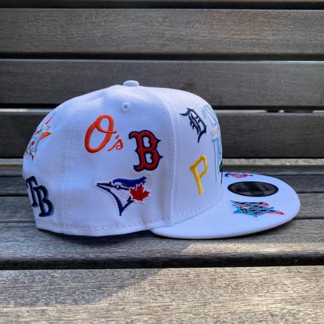 USA限定 9FIFTY ニューエラ MLB グレープフルーツリーグ 総柄 スナップバックキャップ Spring Training (950-195)