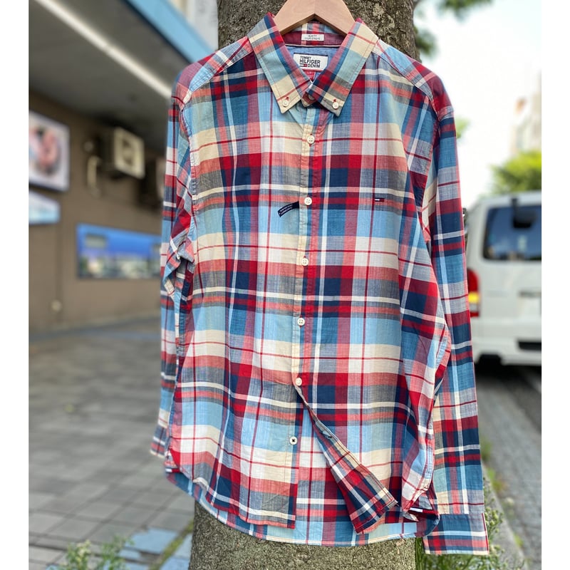 トミーヒルフィガー TOMMY HILFIGER チェック柄 ボタンダウン
