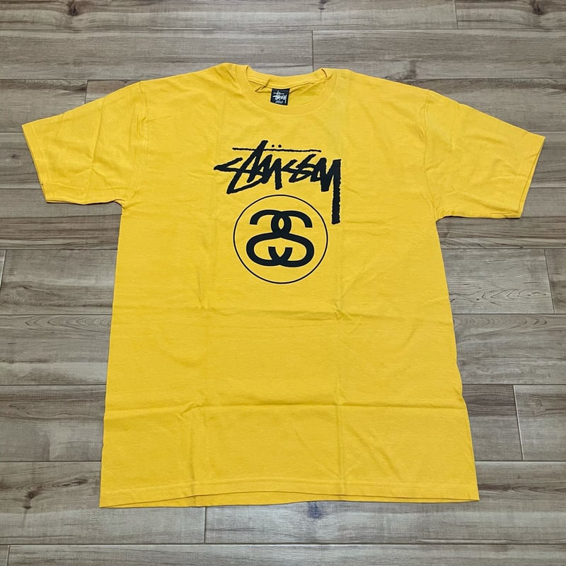 L】 Stussy ステューシー 半袖 ショーンフォント SSリンクロゴ Tシャツ ...