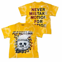 米国発 Civilized シヴィライズド Forgotten T-Shirts スカル 半袖 Tシャツ 黄色 (CropT47)