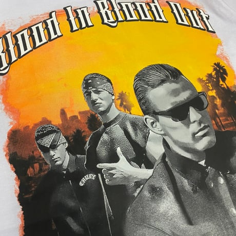 LA発 Blood In Blood Out アンダーグラウンド グラフィック ヘビーウェイト Tシャツ (GTS66)