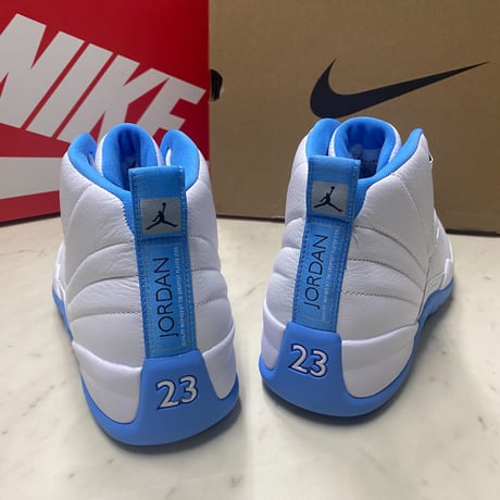 NIKE ナイキ AIR JORDAN12 RETRO エアジョーダン12 レトロ University Blue カーメロ アンソニー PE (AJ140)