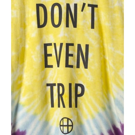 HUF ハフ TIEDYE タイダイ 半袖 クルーネック Tシャツ サイケデリック 黄色 ストリート Don't Even Trip