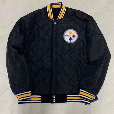 海外限定 NFL JHデザイン Steelers ピッツバーグ スティーラーズ チャンピオンズ リバーシブル スタジャン
