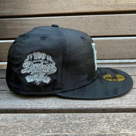 USA限定 NEWERA 59FIFTY ロサンゼルス ドジャース LA Dodgers ブラックシャドウ (15-32)