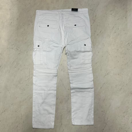 最高の履き心地 Imperious NY インぺリアス ストレッチ入 バイカーデニム White (JNS220)