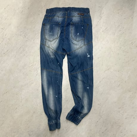 米国発 Bound For Glory Jeans バウンドフォーグローリー Jogger パッチワーク ジョガーパンツ (JNS91)