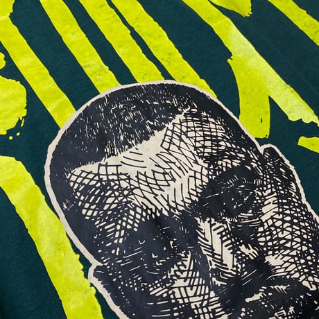 米国ブランド Bricks & Butter ブリックス＆バター 半袖 GENIUS グラフィック Tシャツ 緑