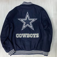 USA限定 NFLPA公式 Cowboys ダラス カウボーイズ NFL リバーシブル スタジャン